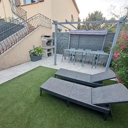 La Castel - De - Parkings- 3 - 8 Couchages - Jardin - Barbecue Apartment Cagnes-sur-Mer